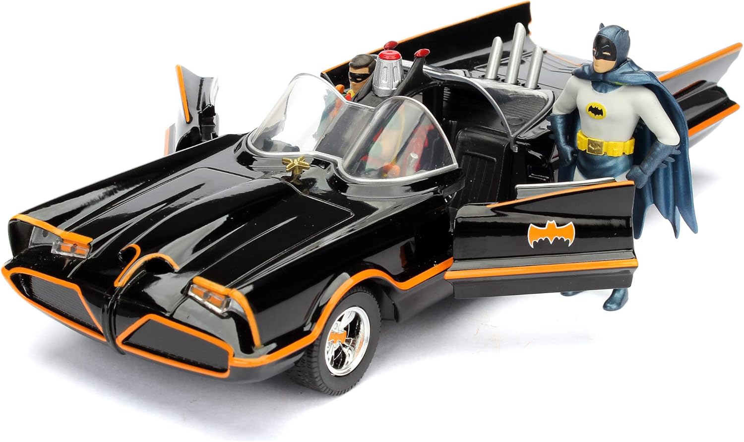 Thumbnail 2 de Jada Toys 253215001 Batman 1966 Classic Batmobil (Die-Cast) – Spielzeugauto mit öffnenden Türen