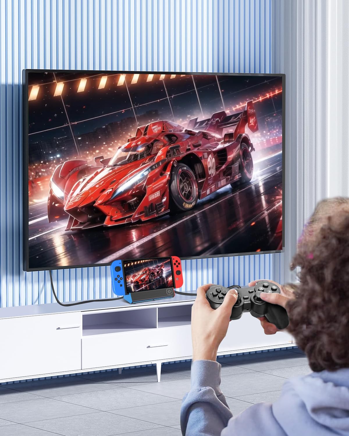 Thumbnail 6 de iPLYGAM Switch Dock for Nintendo Switch 1 & Switch OLED (Portable TV Dock, 4K HDMI + USB Ports)