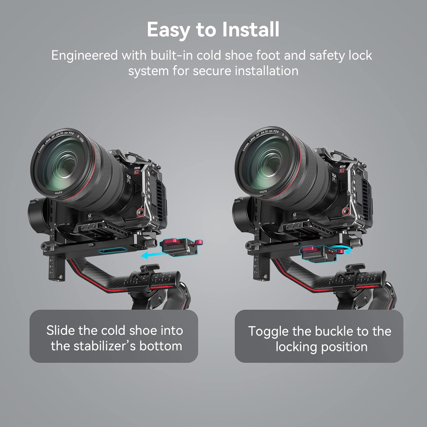 Detalle de SMALLRIG 4189 Mini V Mount Battery Plate 55 mm
