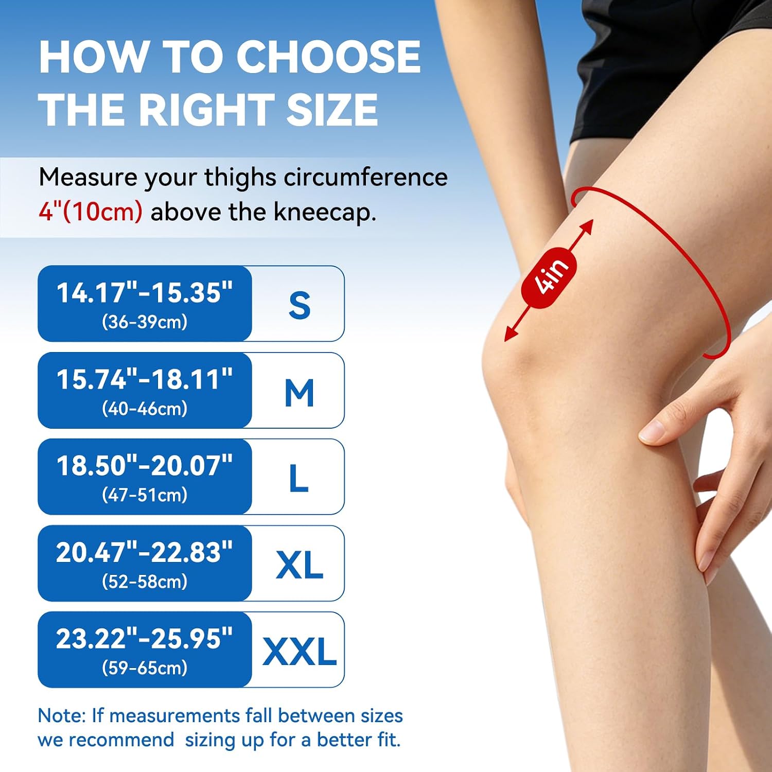 Thumbnail 6 de SFNILO XX-Large Knee Brace with Side Stabilizers, Gel Pads and Adjustable Straps