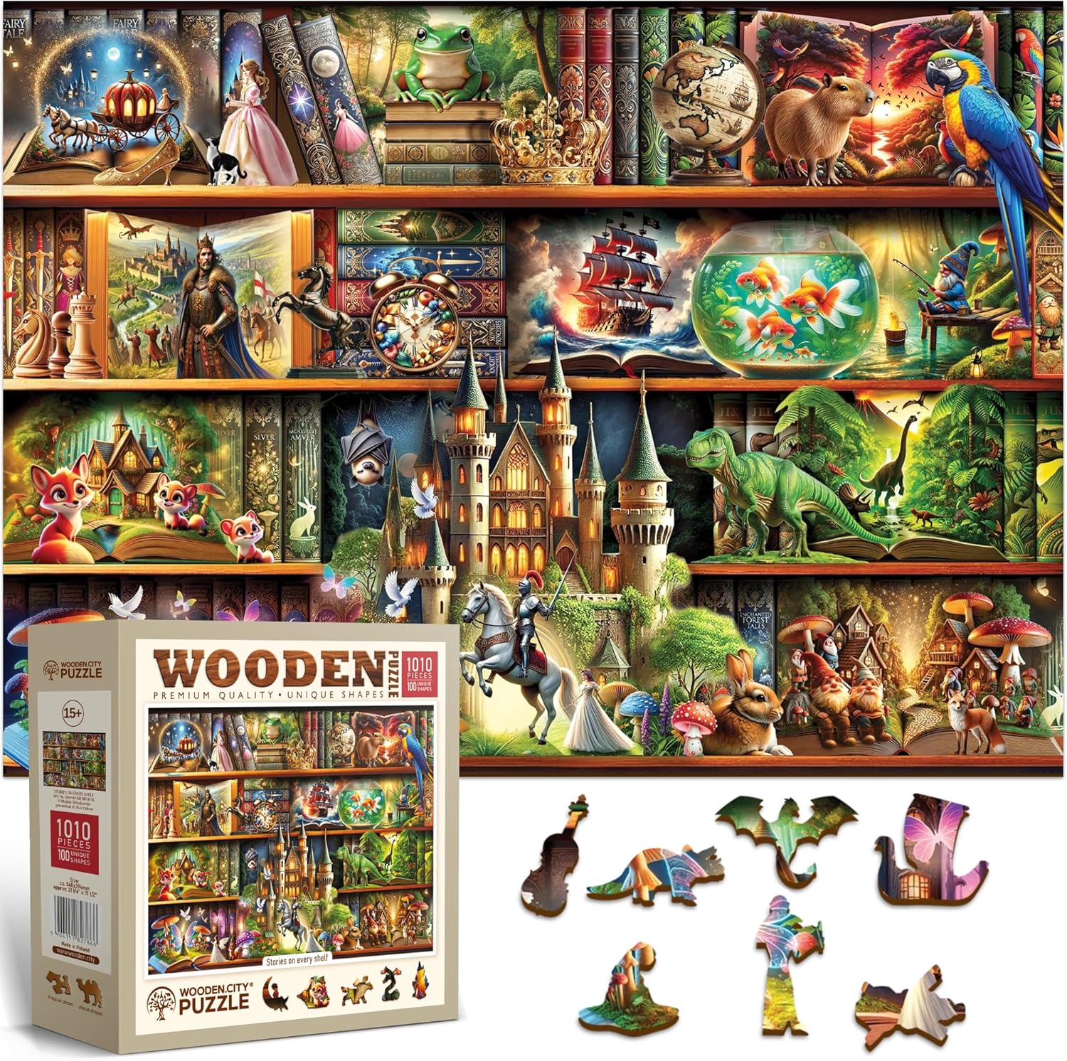 Detalle de WOODEN.CITY Holzpuzzle 1000 Teile đ§©