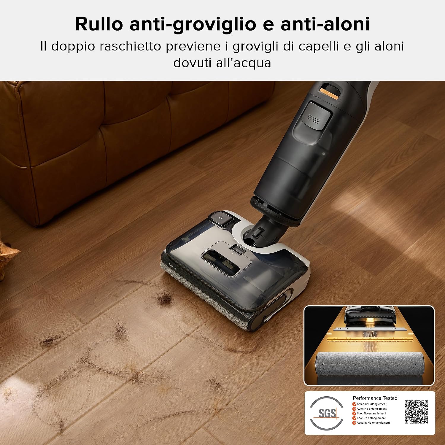 Detalle de roborock F25 20.000 Pa aspirapolvere senza fili 🧹