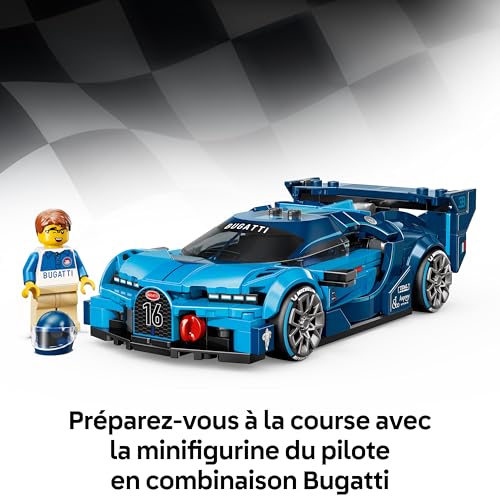 Thumbnail 4 de LEGO Speed Champions Hypercar Bugatti Vision GT – Maquette à construire avec minifigurine pilote