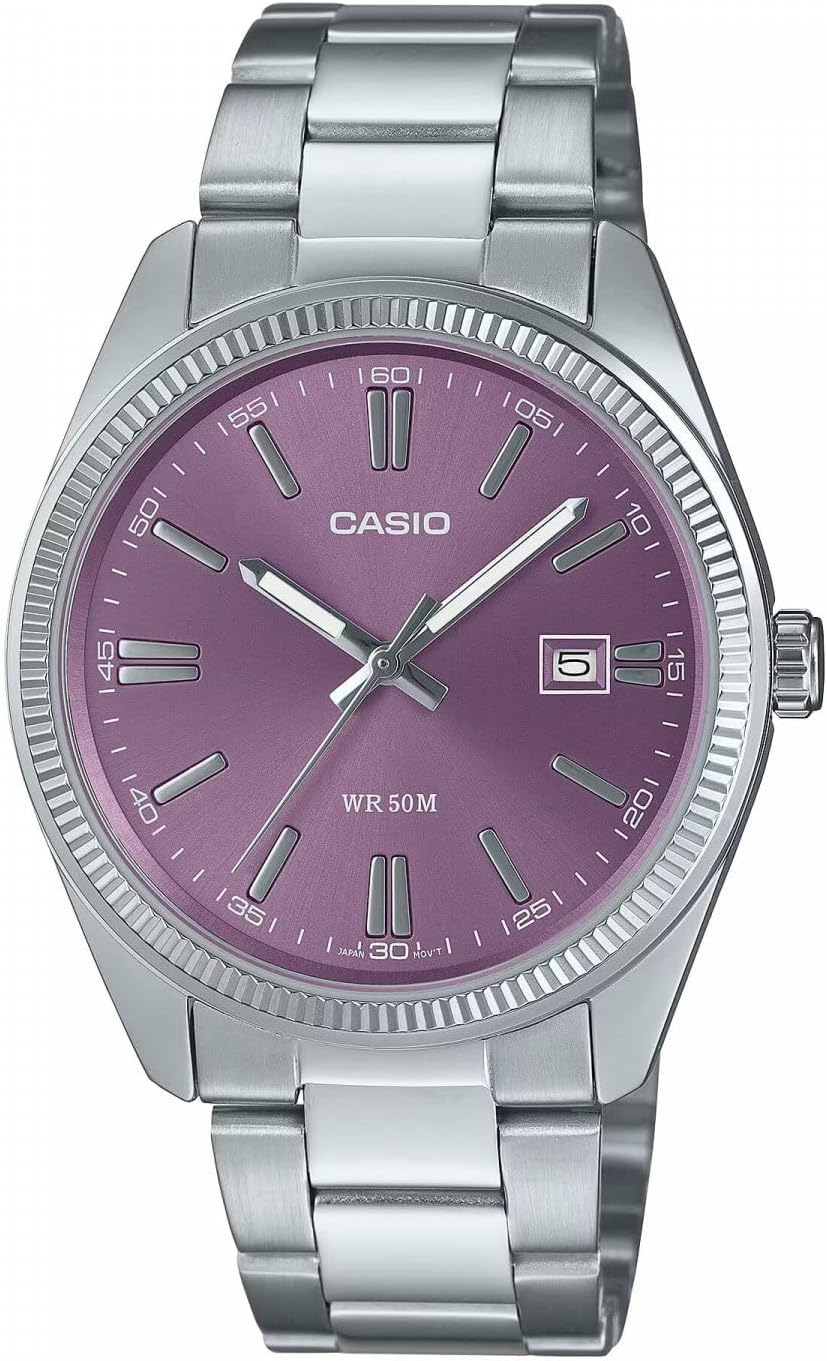 Detalle de Casio Q.Nero C.Bracc Plata 39mm reloj
