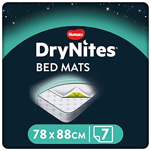 Detalle de HUGGIES DryNites Disposable Bed Mats for Children and Teens – 28 mats