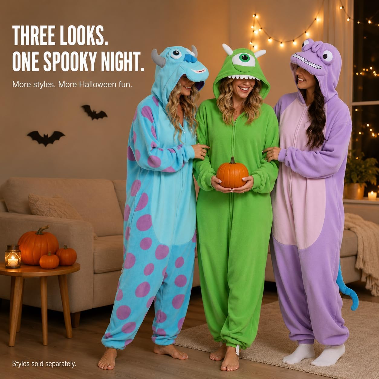 Detalle 2 de BGOKTA Halloween Animal Onesie Pajamas for Adults, 100% Polar Fleece