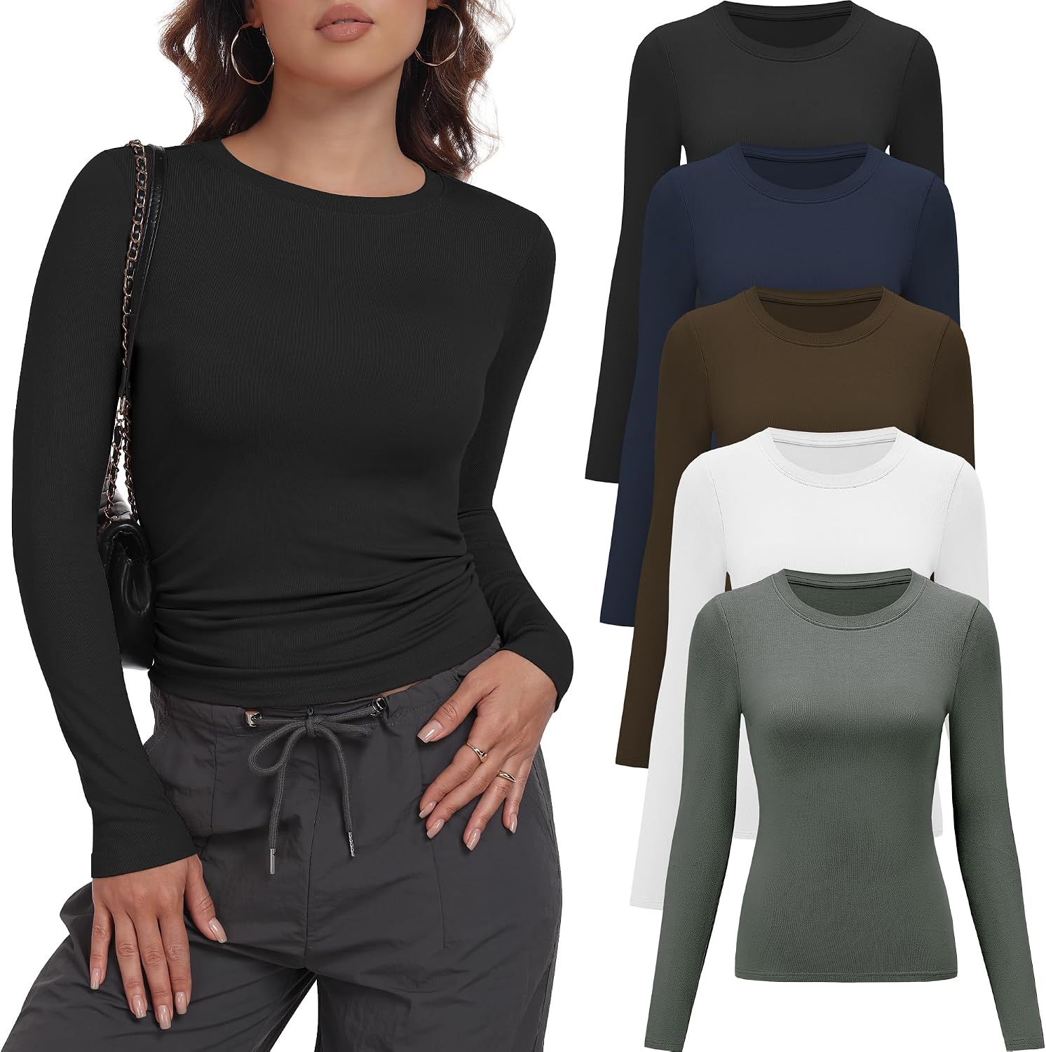 Thumbnail 5 de miijoory Langarmshirt Damen S-2XL