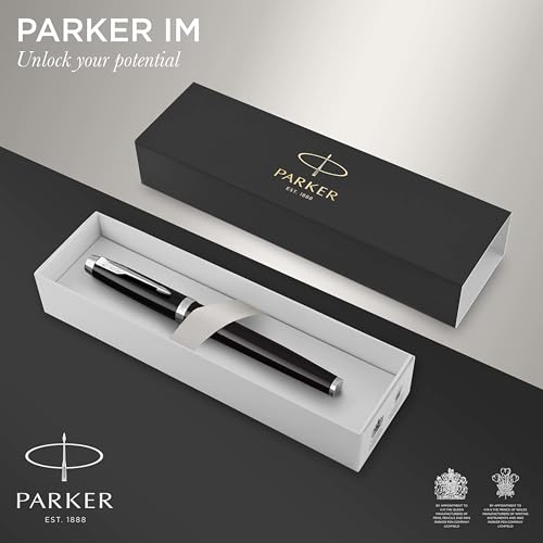 Detalle 2 de Parker IM Rollerball Pen Black Lacquer, Fine