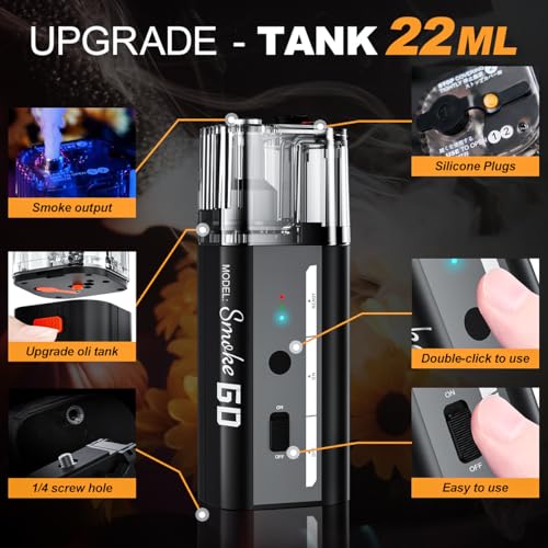 Thumbnail 6 de LENSGO SMOKE GO : machine à fumée portable 30W – 5 modes pour photo et vidéo