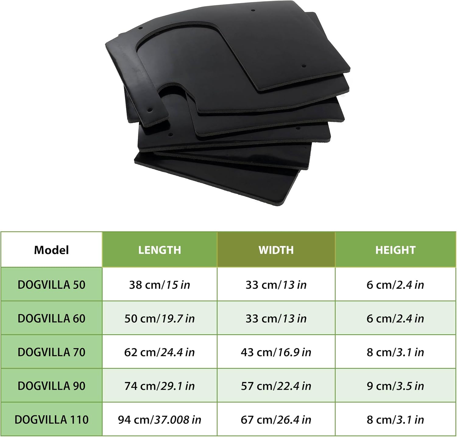 Detalle de Kit di 6 pannelli isolanti per cuccia cani Ferplast DOGVILLA 50