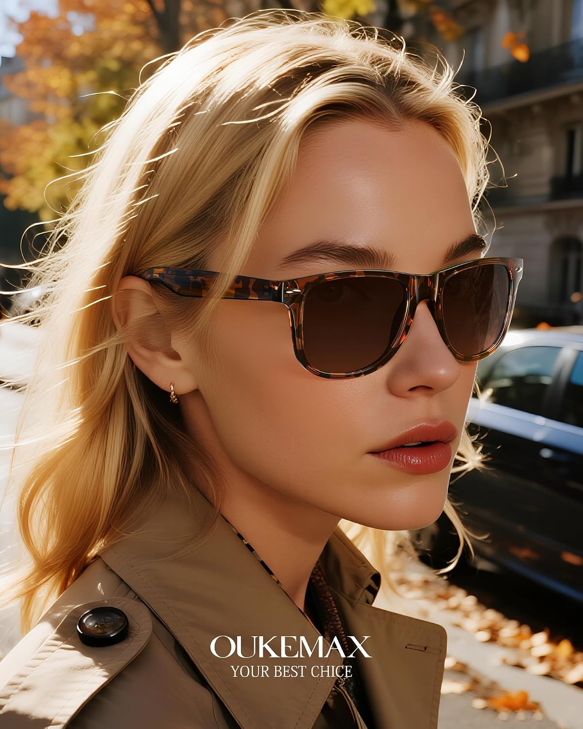 Thumbnail 6 de OUKEMAX Polarized Sunglasses with UV400 Protection, Unisex Adult