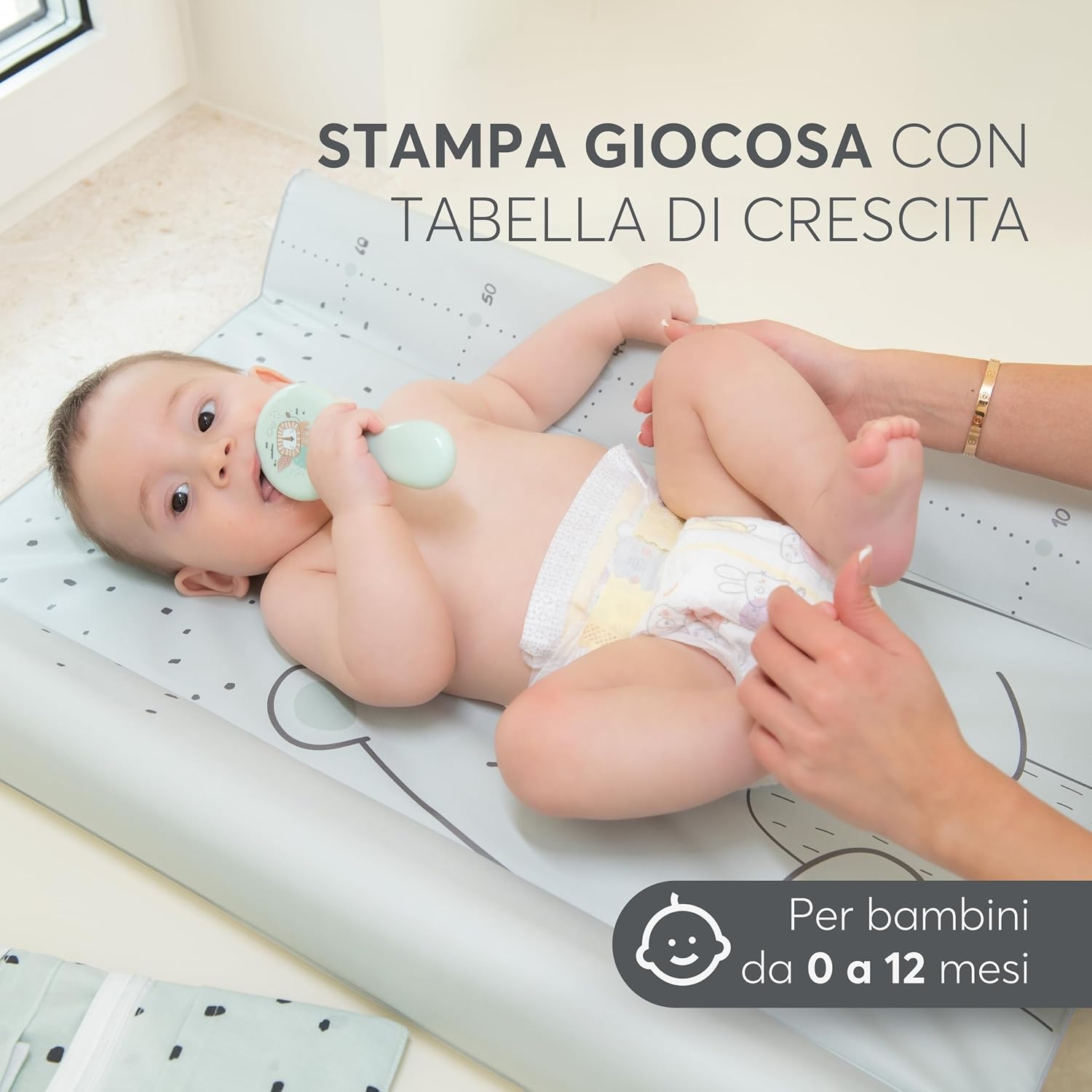 Thumbnail 4 de KikkaBoo Fasciatoio portatile 80x50 cm 👶