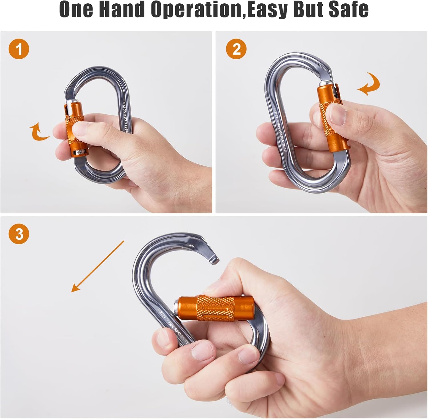 Thumbnail 3 de Mosquetón de Bloqueo para Escalada