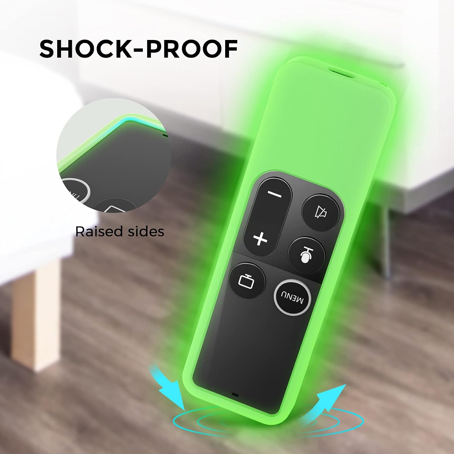 Detalle 2 de AhaStyle Apple TV Remote Cover with AirTag holder