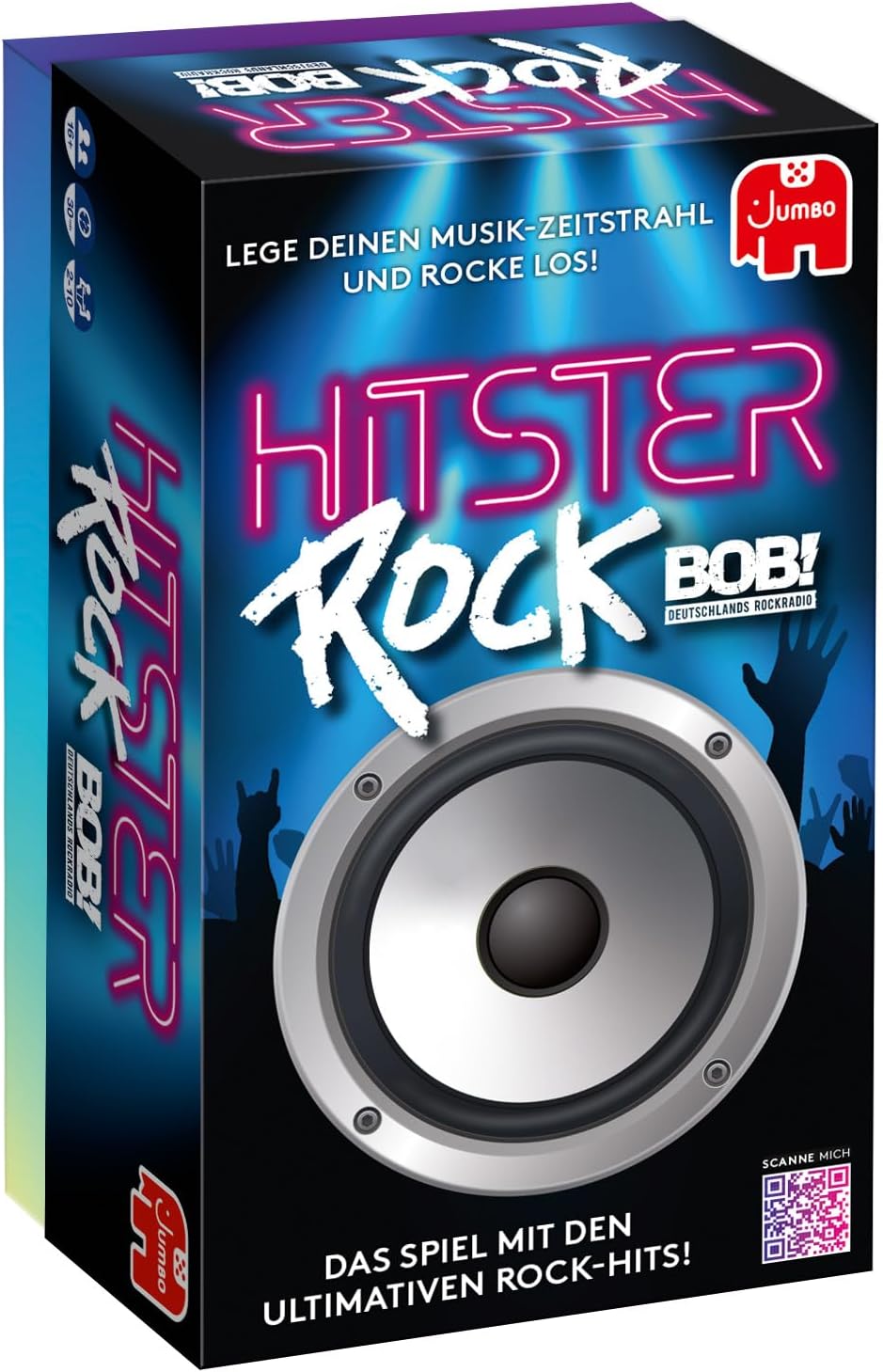 Detalle 2 de Hitster Rock Party- und Kartenspiel für Erwachsene und Familien – Deutsch, 2 bis 10 Spieler ab 16 Jahren