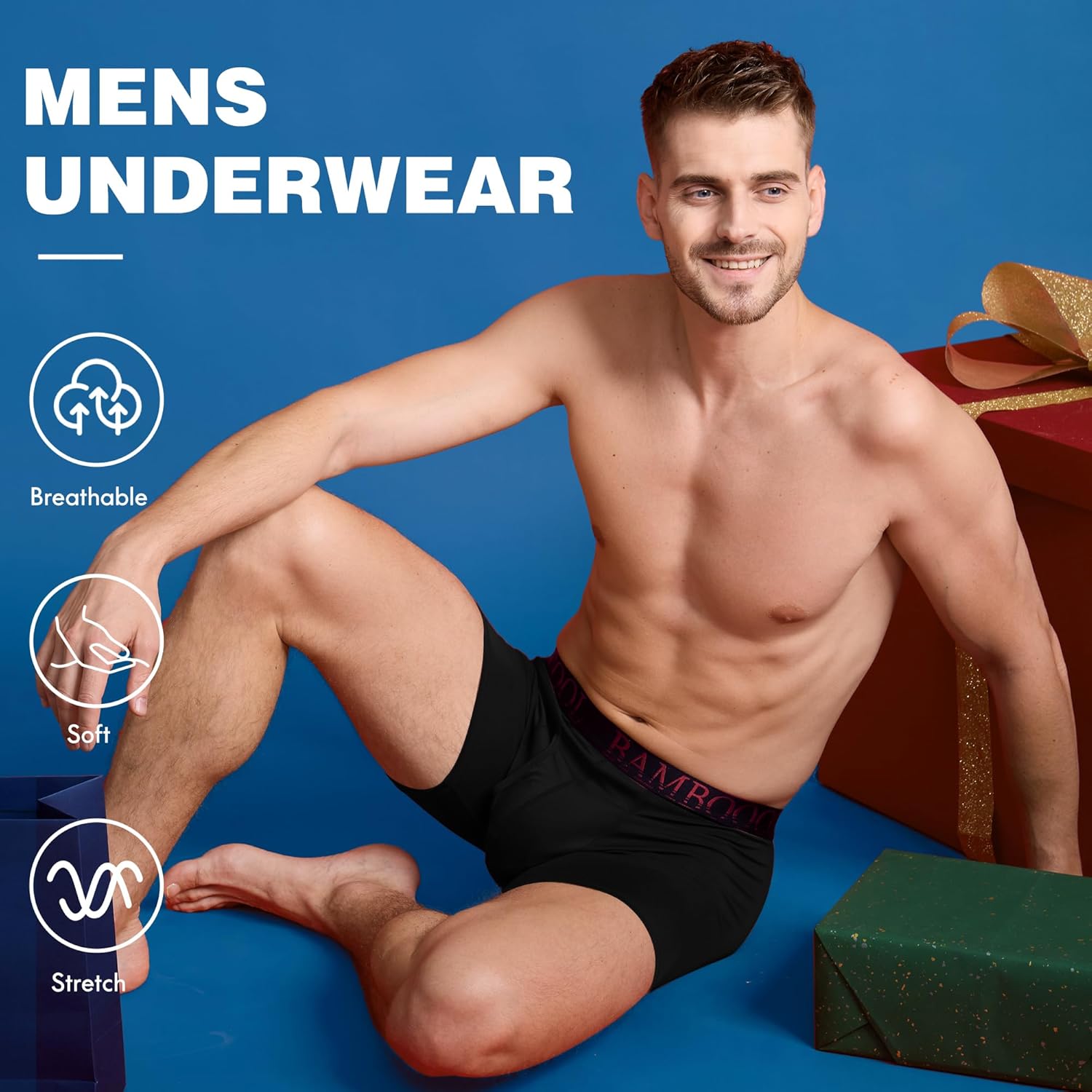 Thumbnail 1 de Bamboo Cool Men's Boxer Underwear