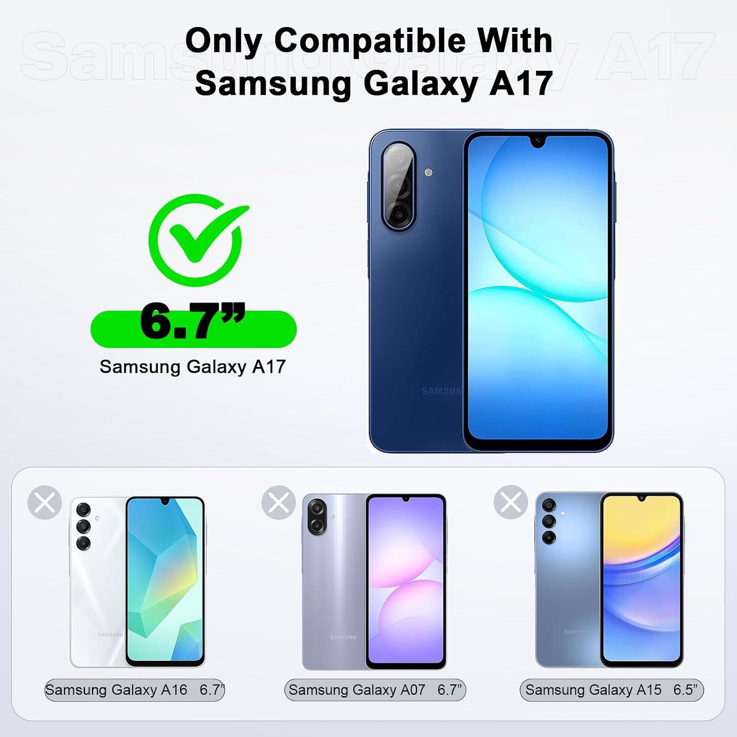 Detalle 2 de Coque LeYi pour Galaxy A17 5G, anneau en silicone