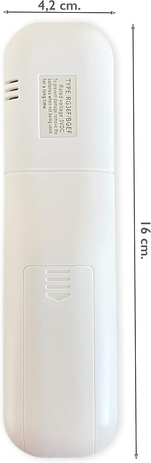 Thumbnail 3 de Télécommande RG36F4/BGEFS-RG36F2/BGEF wellclima – compatibilité Climatiseur et pompe à chaleur inverter (RG36)