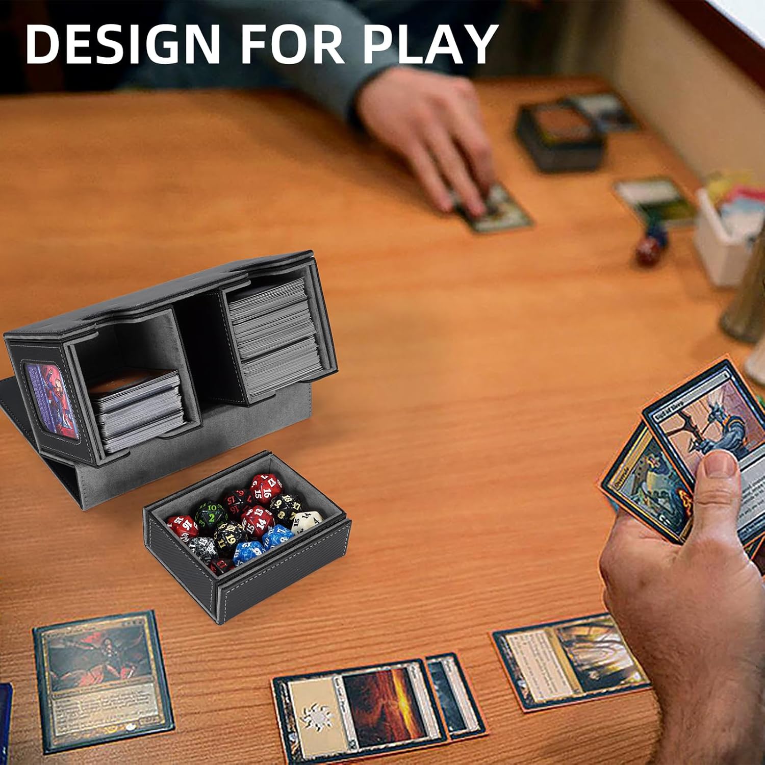 Thumbnail 5 de AFIING MTG Commander Card Storage Box 220 cards