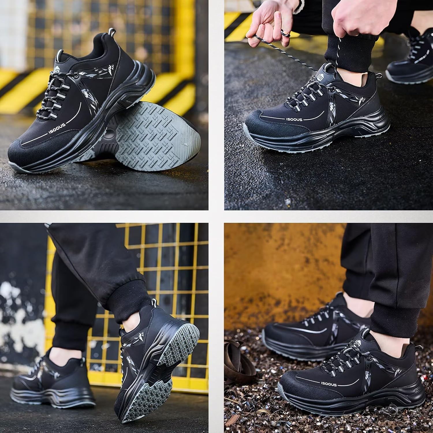 Detalle 2 de Zapatos de seguridad puntera de acero 200J