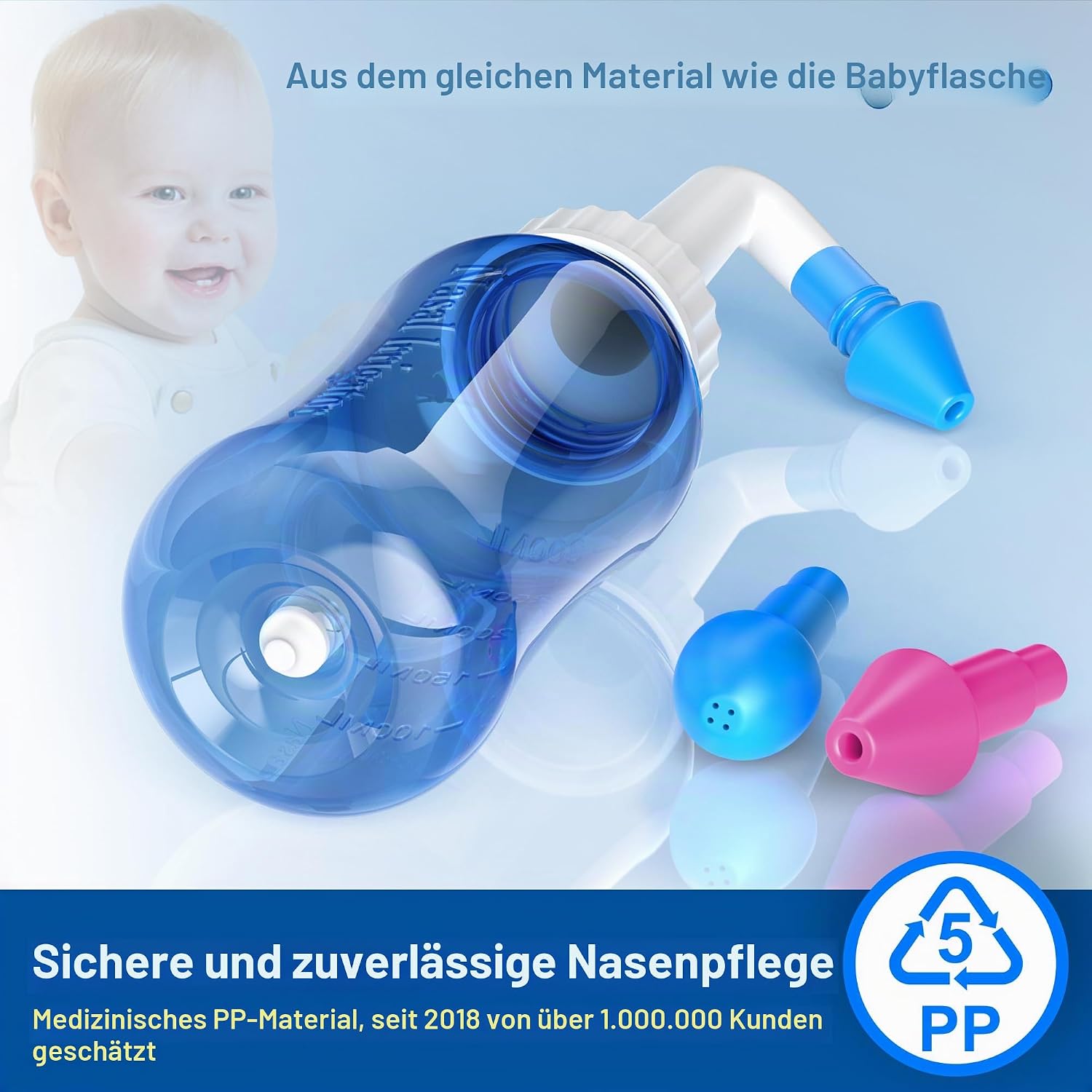 Thumbnail 1 de Nasendusche Set Neti-Topf 300 ml BPA-frei