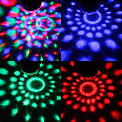 Thumbnail 2 de CATPOWER Pack of 2 Sound Activated Party Lights with UK Plug – Indoor RGB Strobe DJ Lighting