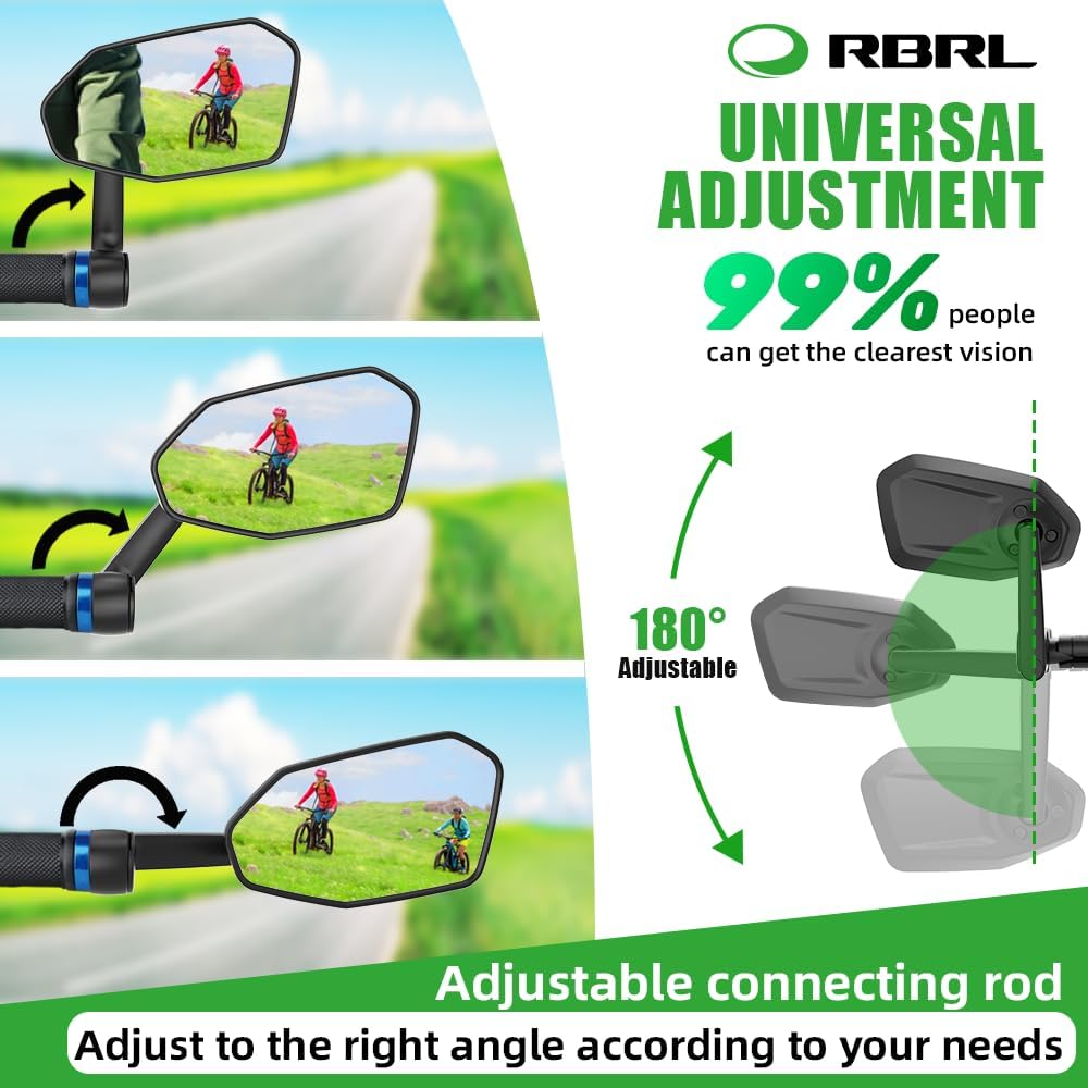 Thumbnail 1 de RBRL Extra Large Bicycle Mirror for E-Bikes