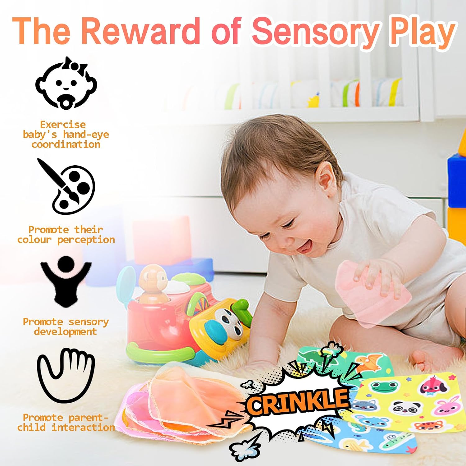 Thumbnail 2 de Baby Sensory Set 28pcs for Newborns