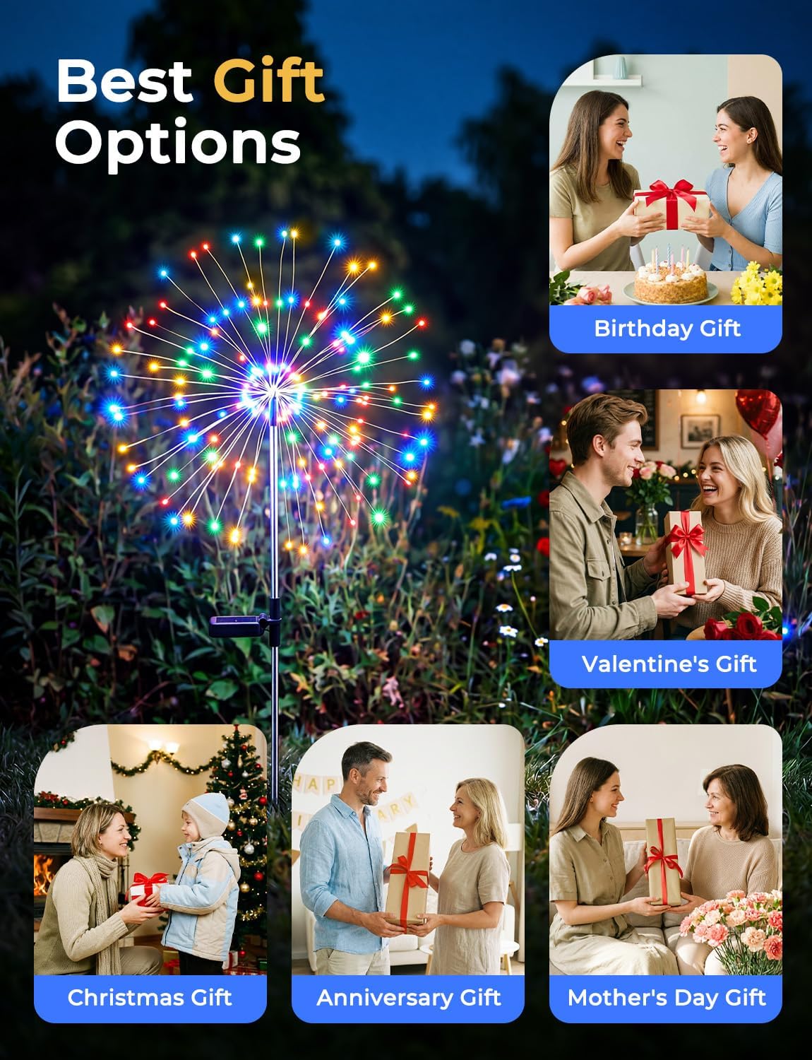 Thumbnail 6 de Solar Firework Lights, 2-Pack