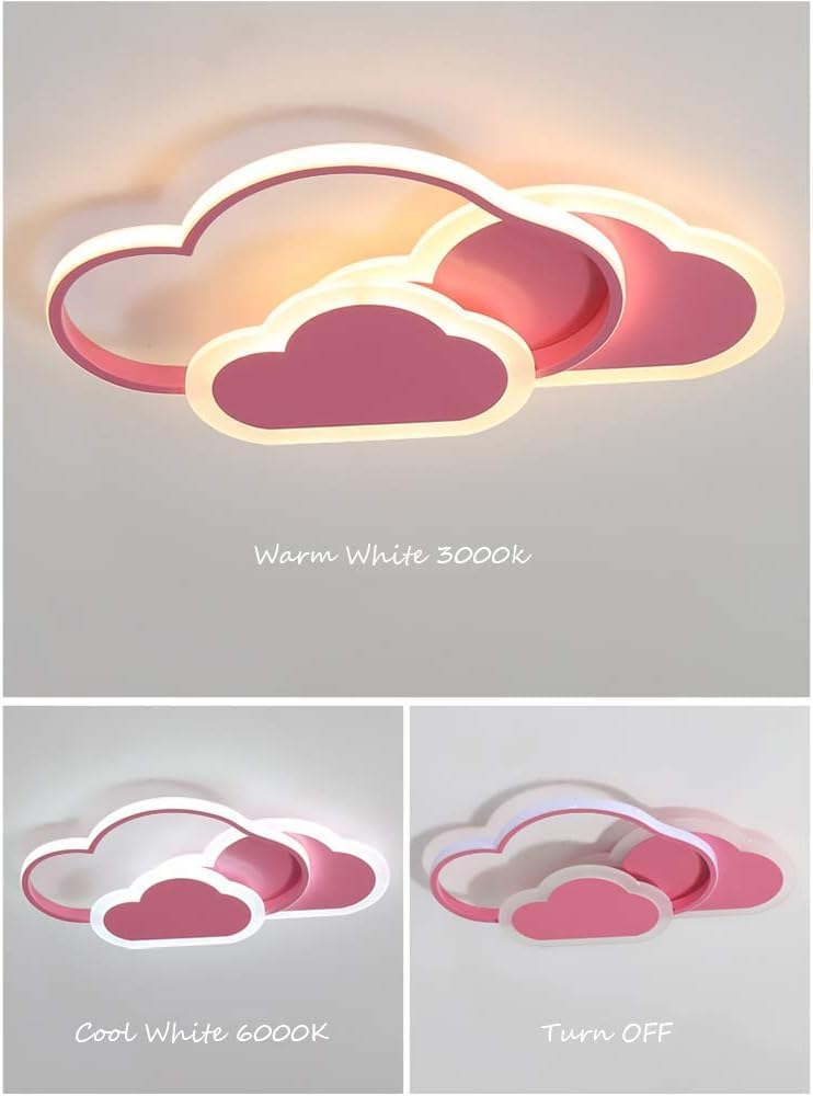 Thumbnail 3 de ZEKEI Wolkenlampe 42 cm – dimmbare Deckenleuchte mit Fernbedienung für Kinderzimmer