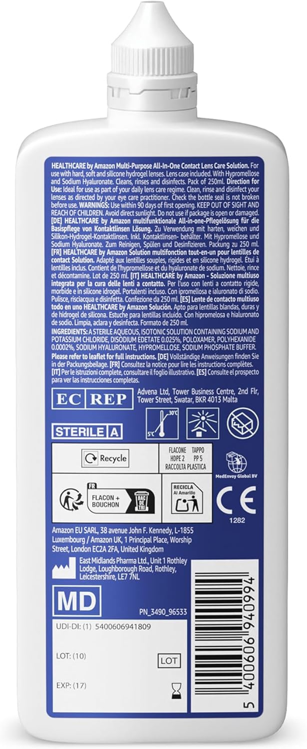 Thumbnail 5 de Healthcare by Amazon All-in-One Kontaktlinsenlösung 2 x 250 ml – früher Amazon Basic Care