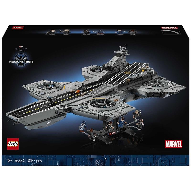 Detalle de Maqueta LEGO Marvel 76354 El Helitransportador de SHIELD para Adultos