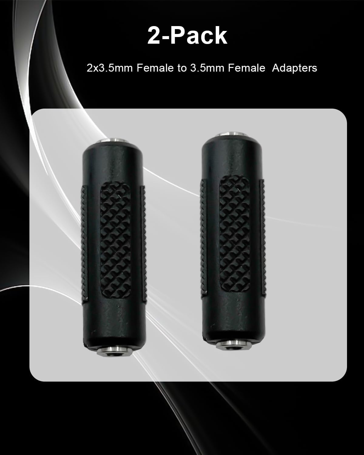 Thumbnail 4 de SPTSSWET 3.5mm Female-to-Female Coupler (2 Pack) — AUX Adapter for Extended Audio Connections