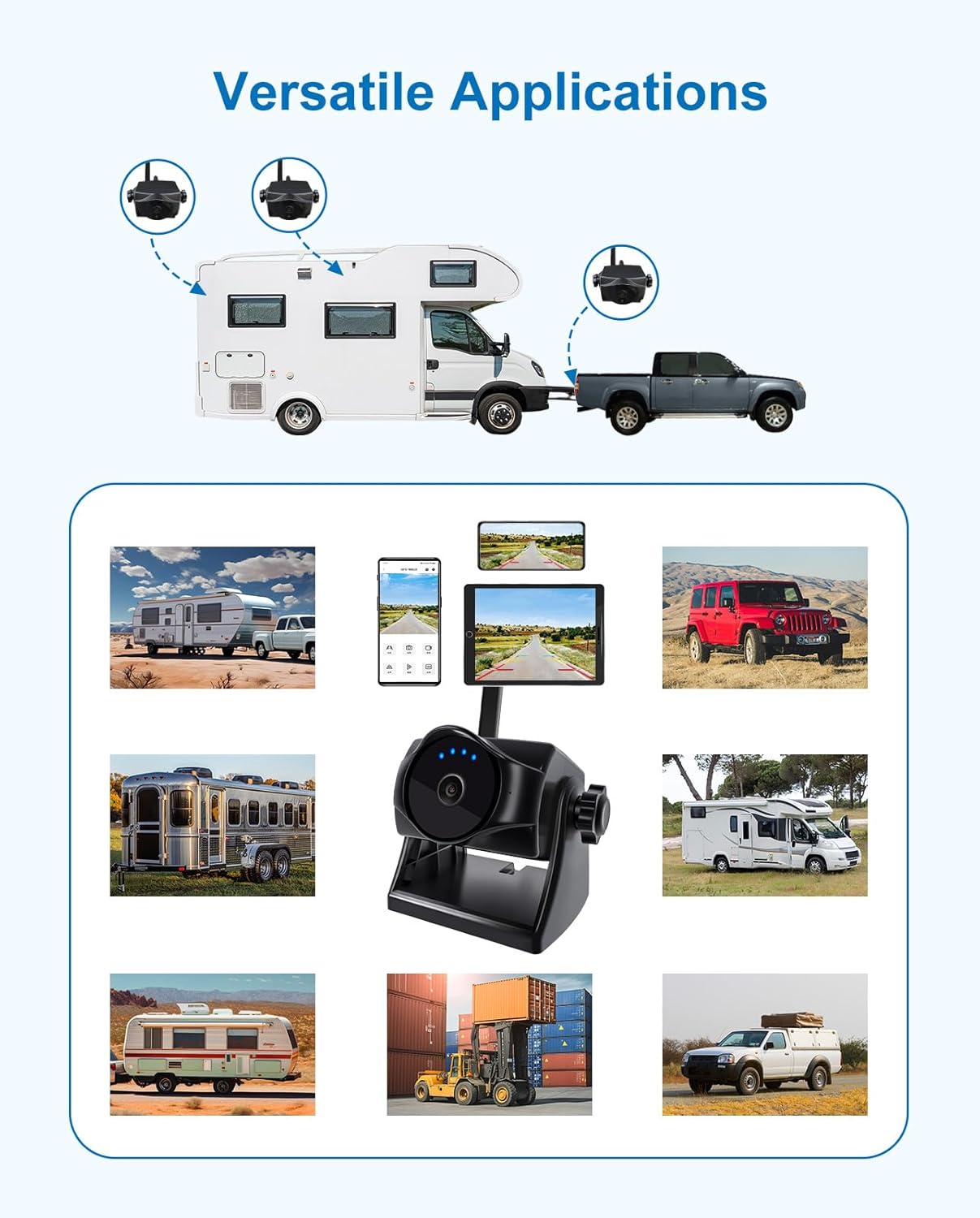 Thumbnail 6 de STONVUE 1080P Magnetic Wireless Reversing Camera with WiFi & Long-Lasting Battery
