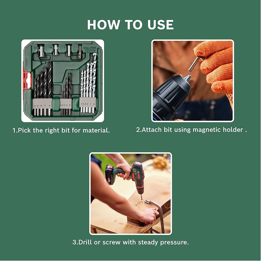 Thumbnail 4 de Bosch X-Line set puntas y brocas 34 uds. 🛠️