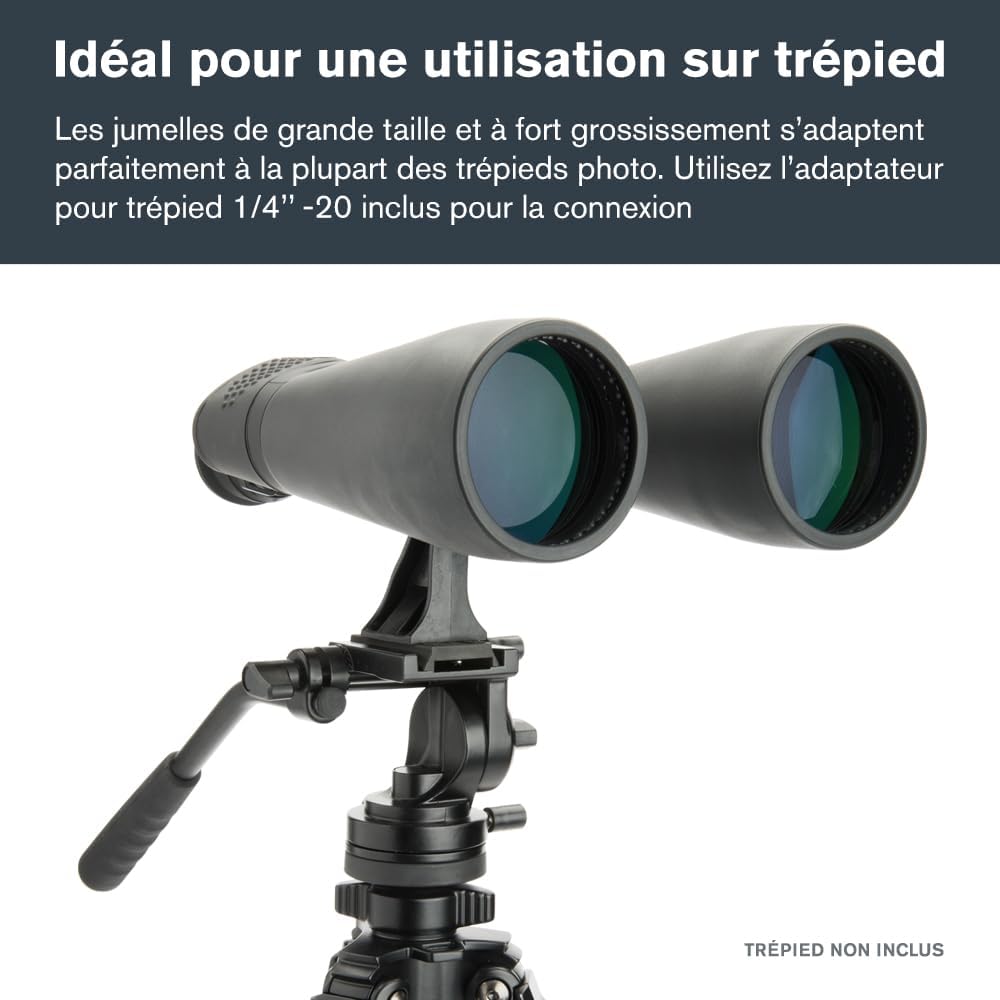 Thumbnail 1 de Celestron SkyMaster 25x70mm Porro Prism Binoculars – Multi‑Coated, BaK‑4, Étui et Adaptateur Trépied