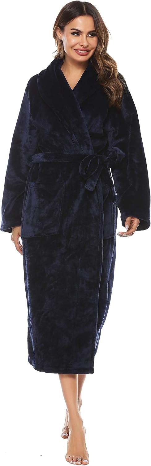 Detalle de Vlazom Robe de Chambre Femme Polaire 100% polyester