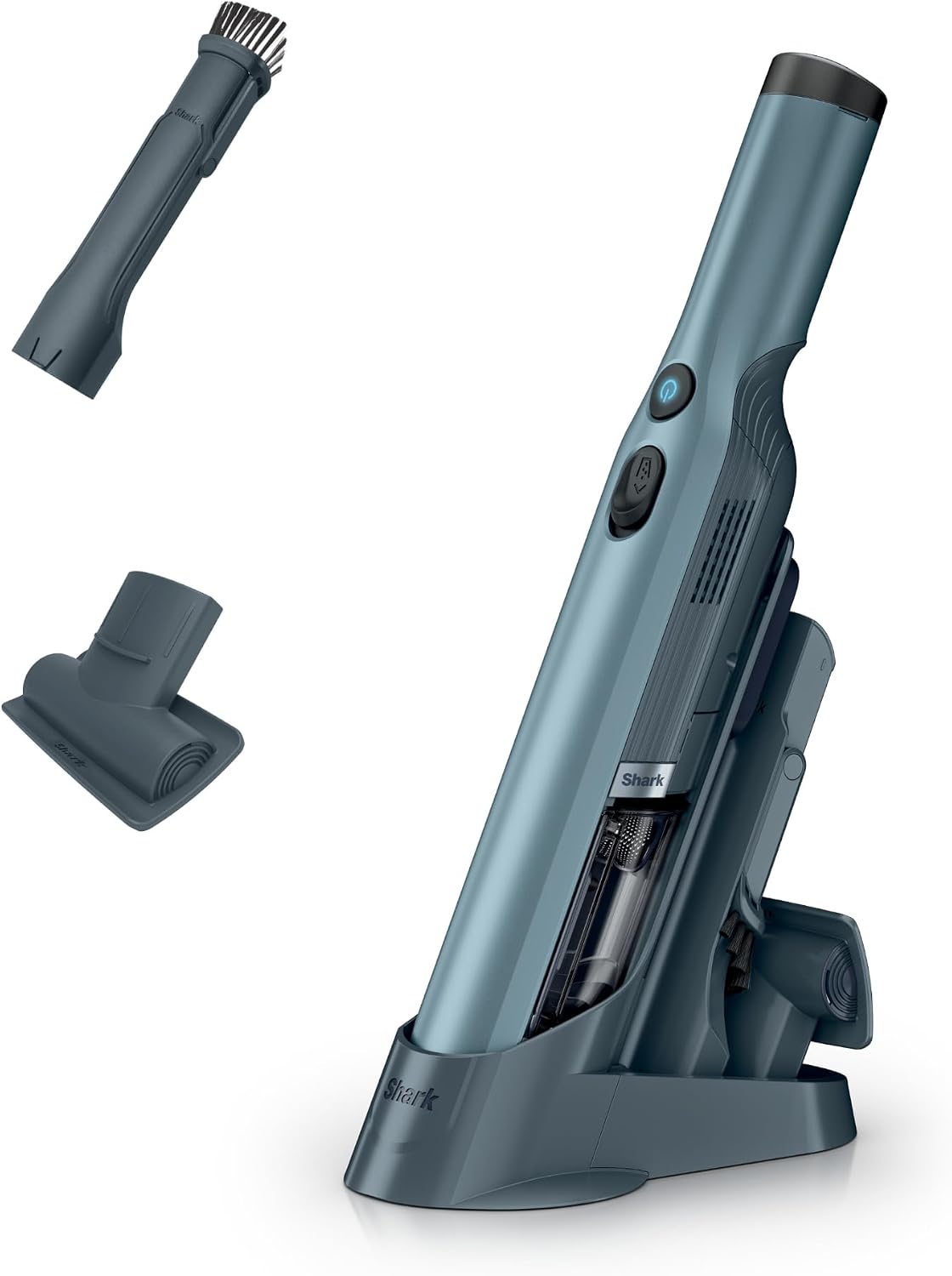 Detalle de Shark WANDVAC WV201LBL Cordless Handheld Vacuum, 1.4 lb, Harbor Slate
