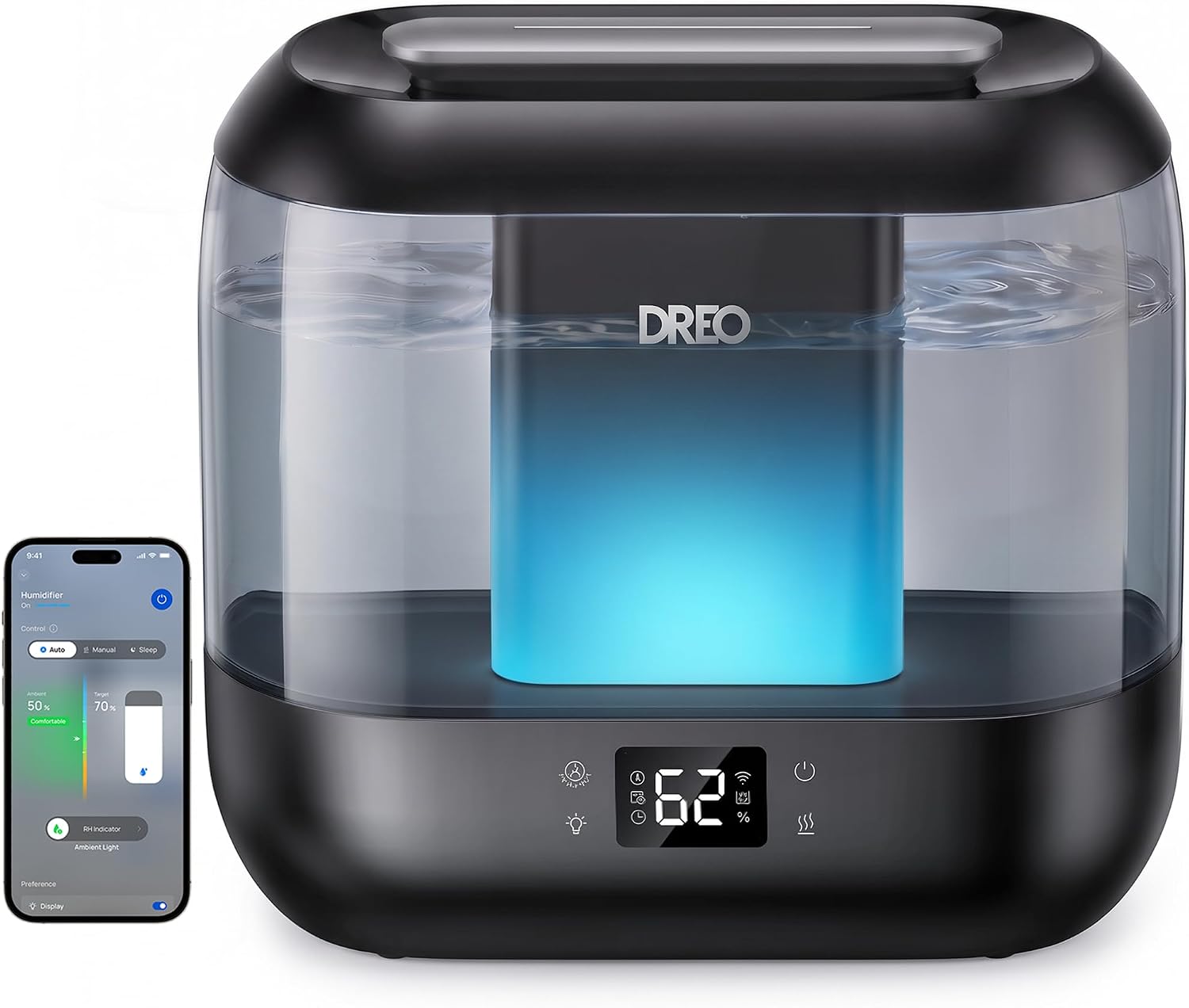 Detalle de Dreo Smart Humidifier 4L for Bedroom ๐ง