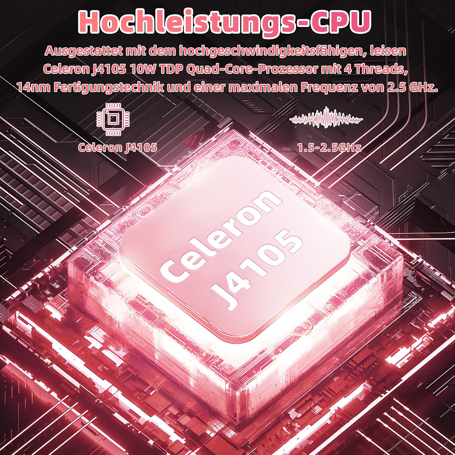 Detalle 2 de Fsjun 14 Zoll Laptop Roségold mit FHD