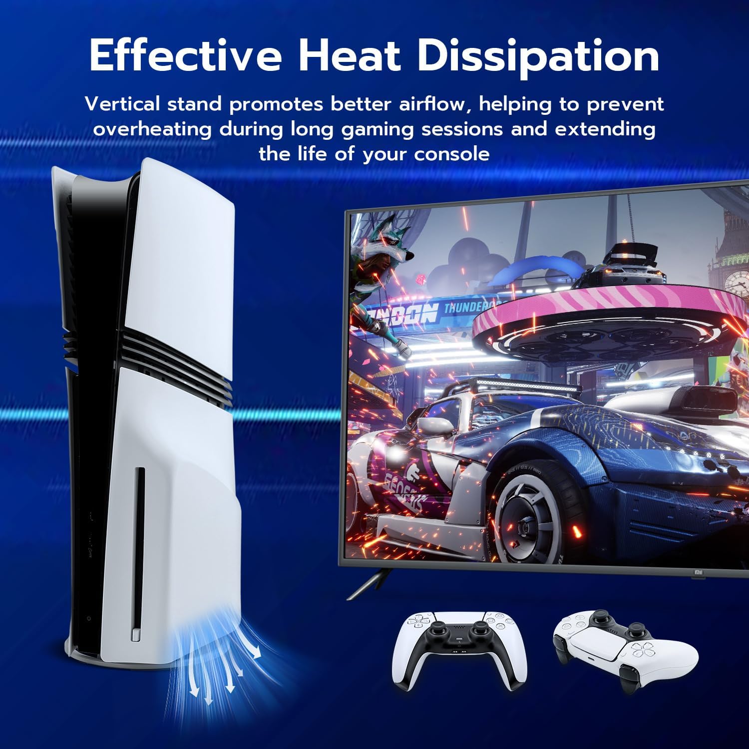 Thumbnail 5 de Tolesum Vertikaler Standfuß PS5 mit Anti-Rutsch