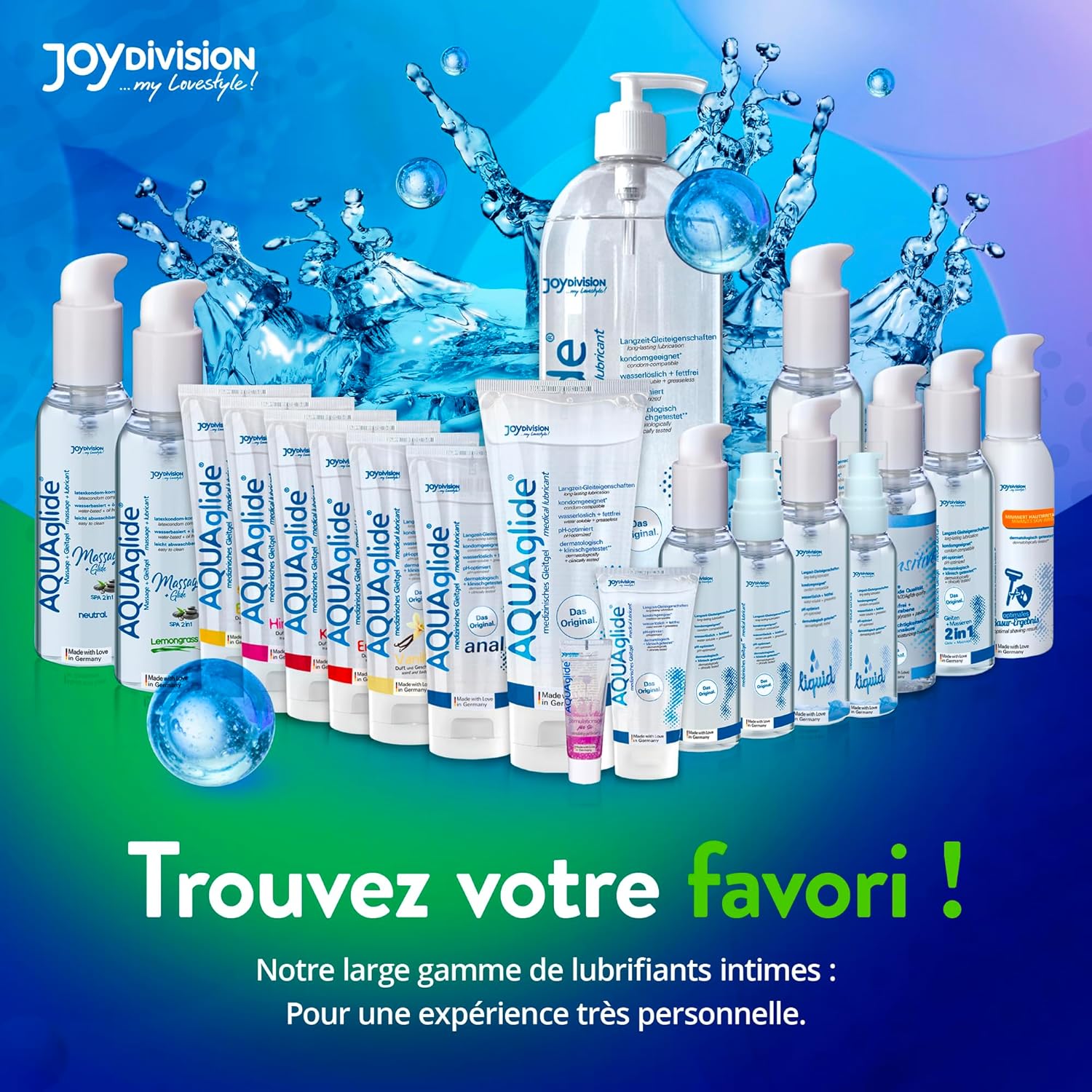 Thumbnail 5 de JOYDIVISION Lubricant & Gel 200 ml : gel-lubrifiant sans huile pour massage sensuel