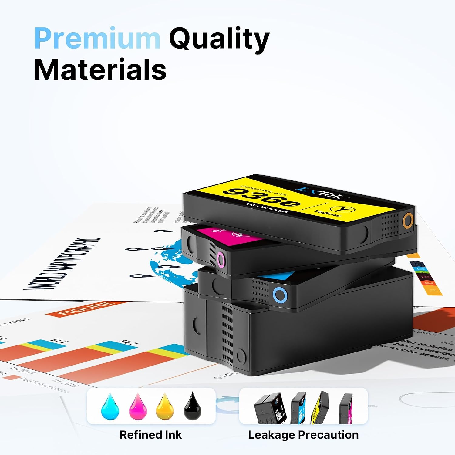 Thumbnail 4 de LxTek 936XL Ink Cartridge Combo Pack