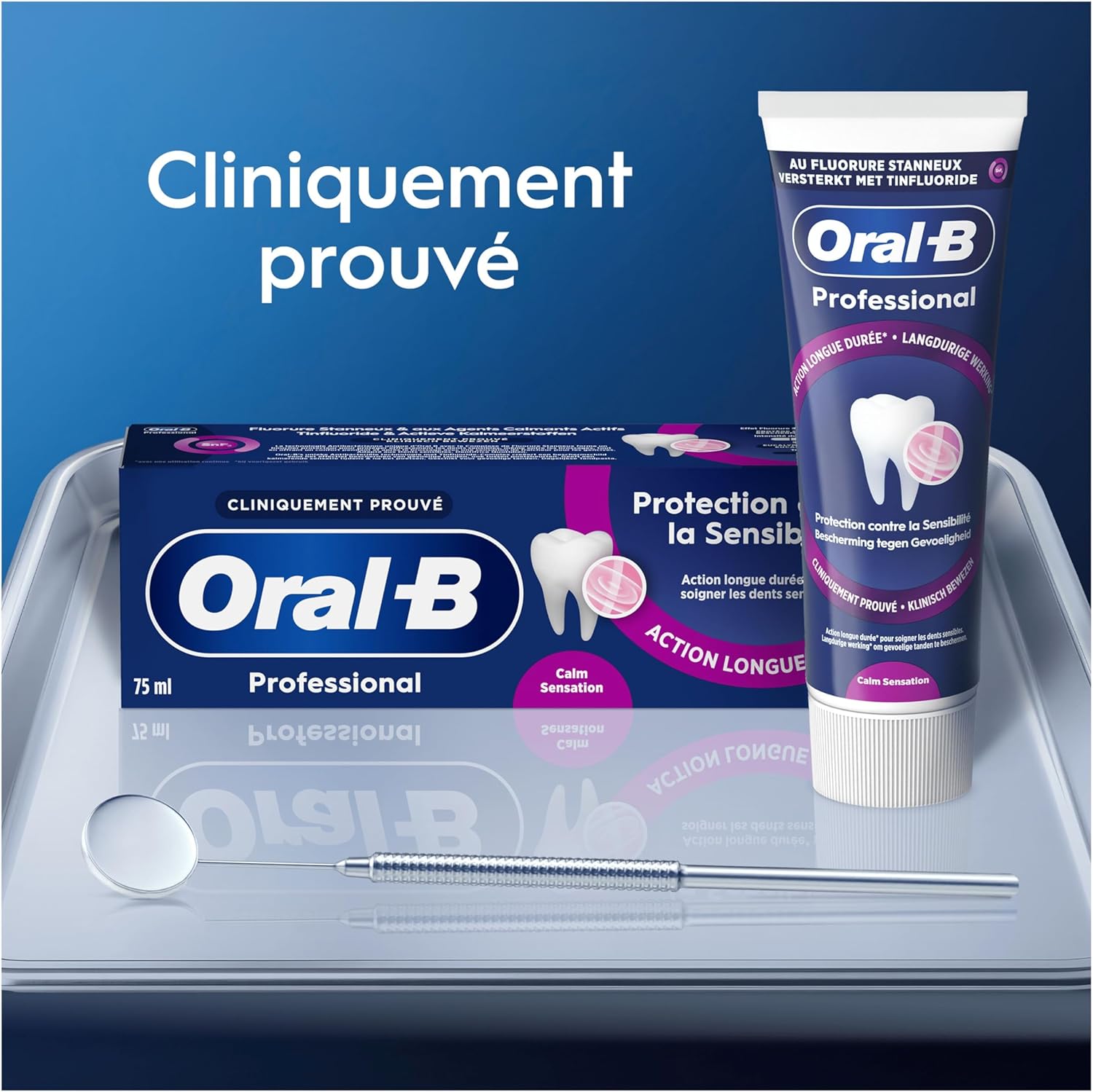 Thumbnail 6 de Oral-B Dentifrice dents sensibles Professional Protection – arôme Eucalyptus Menthe poivrée, pack 2 x 75 ml
