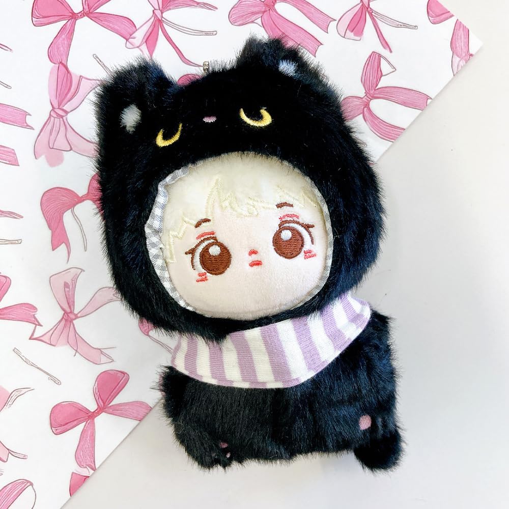 Detalle de ジートリガー TGMC-1204 ぬいぐるみ用黒猫着ぐるみ スタイ付き・約10cm対応