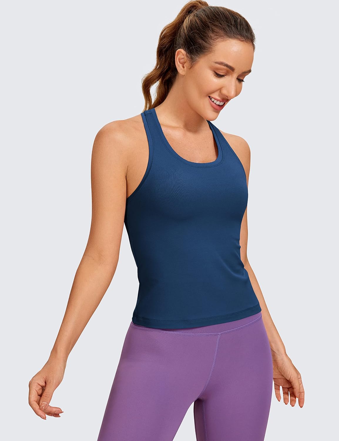 Detalle de CRZ YOGA Butterluxe canotta da donna senza maniche per allenamento