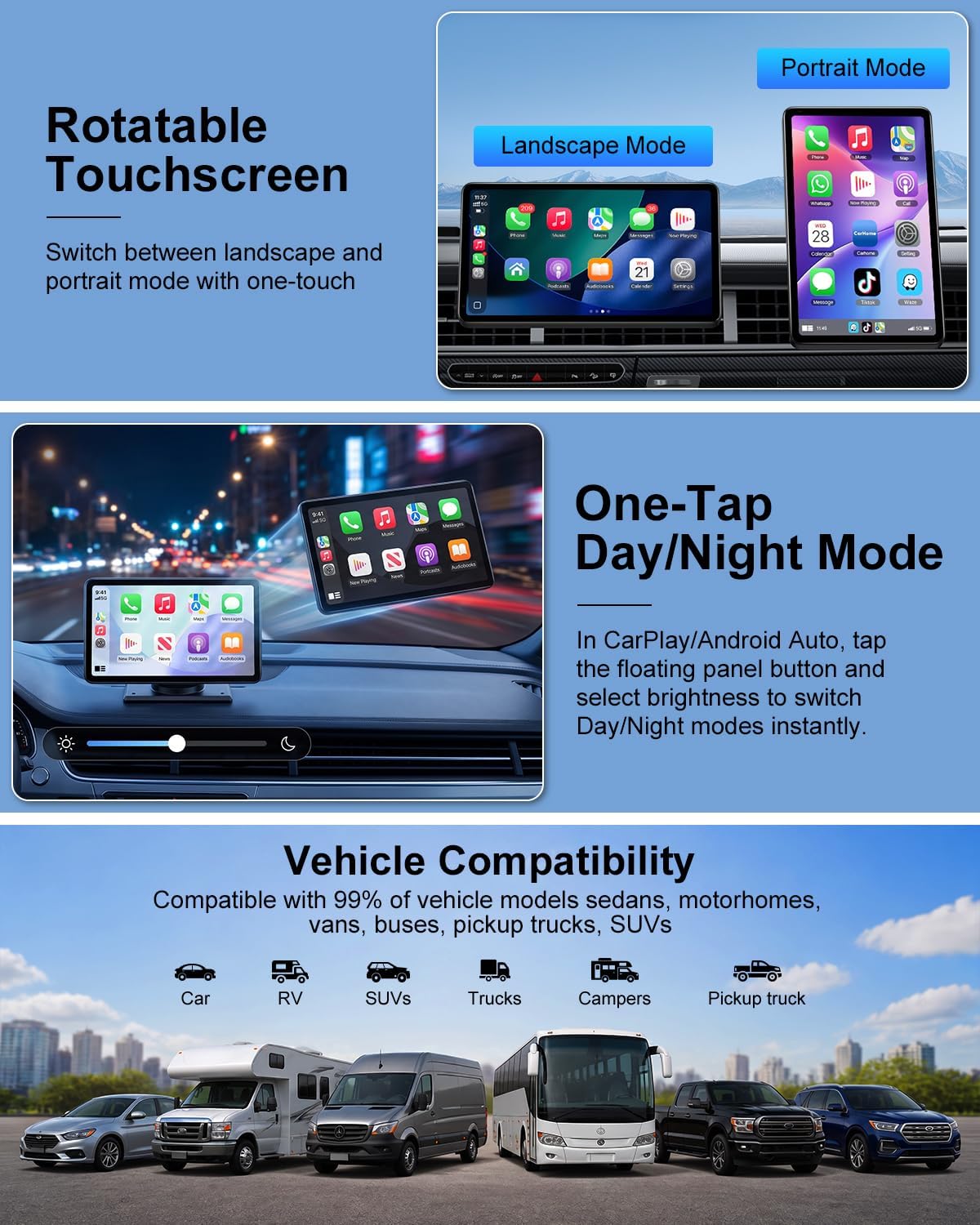 Thumbnail 6 de CarPlay Screen, 7-Inch