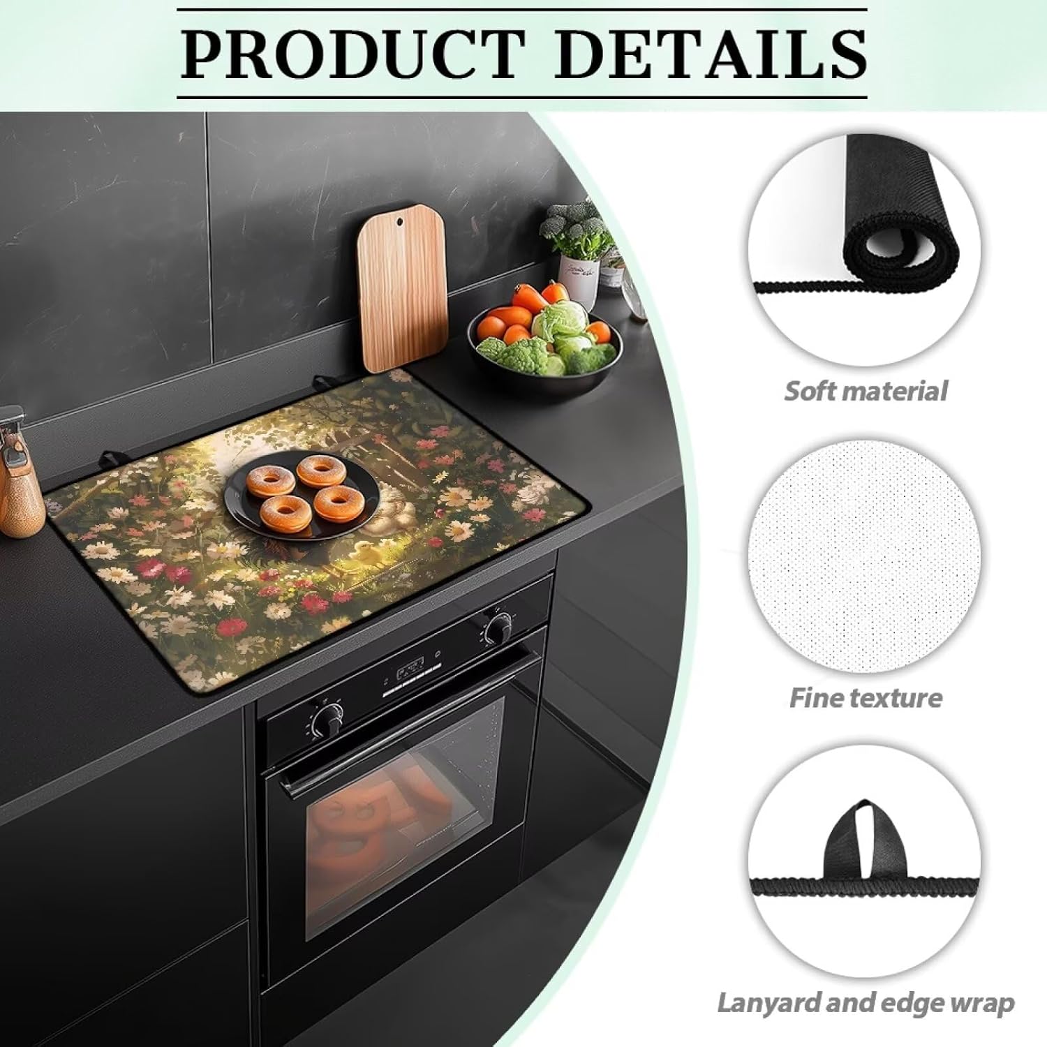 Detalle 2 de Txsniver Stove Top Cover 29 x 21 Inch