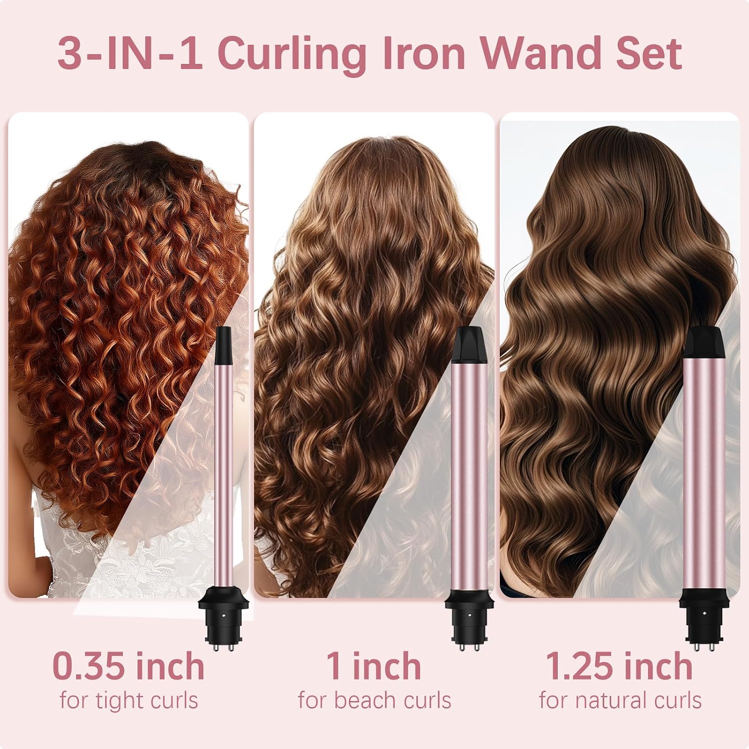 Detalle 2 de Curling Iron Set with Ceramic-Tourmaline Coating