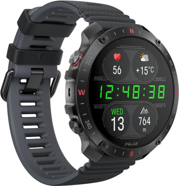 Thumbnail 2 de Polar Grit X 2 Pro Schwarz – Outdoor-Smartwatch für Sport, Bergtouren und Schwimmen